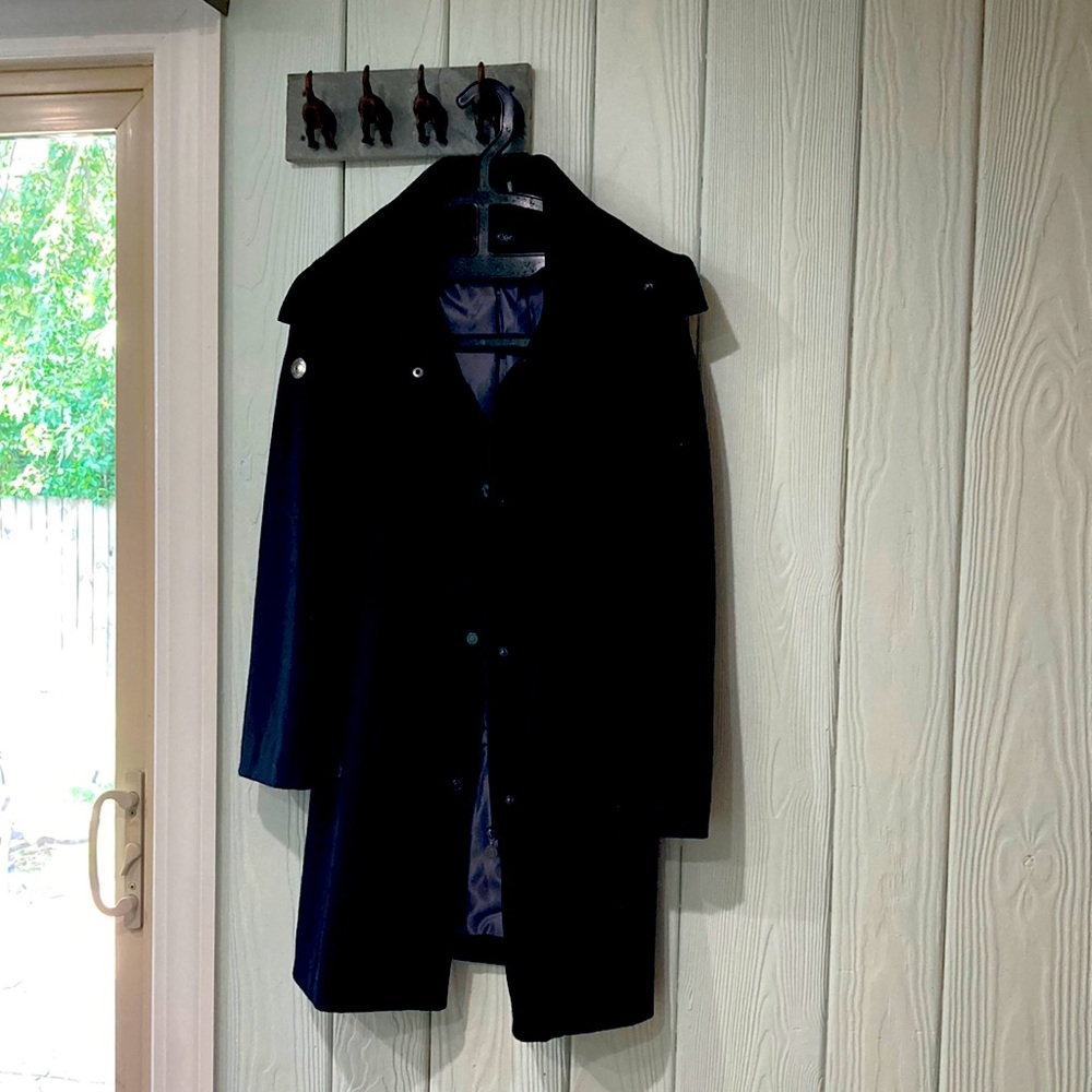Calvin Klein women’s black 3/4 length coat